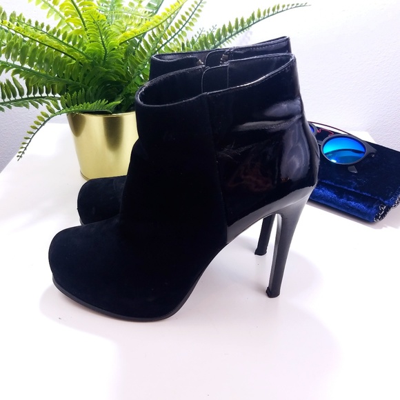 Steve Madden Jacquie suede platform booties inv#21 - Picture 3 of 7